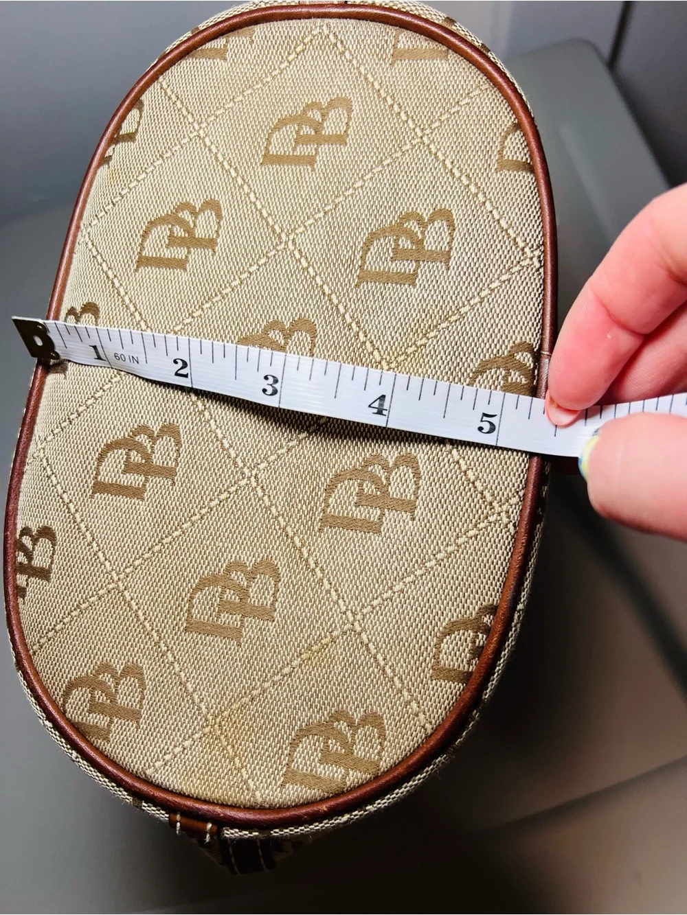 Vintage Y2K Dooney & Bourke Monogram Hobo Shoulder Bag